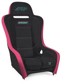 Shreddy Edition Podium Suspension Seat (Pair)  Black  Pink And Teal