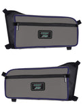 PRP Shreddy Rear Door Bags For Can-Am Maverick X3 (Pair)  Grey And Purple