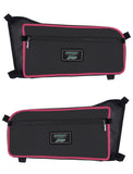 PRP Shreddy Rear Door Bags For Can-Am Maverick X3 (Pair)  Black And Pink