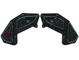 PRP Shreddy Rear Door Bags For Polaris RZR PRO XP4  PRO R4  Turbo R4 (Pair)  Cracked And Teal
