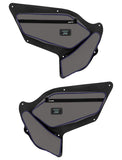 PRP Shreddy Front Door Bags With Knee Pad For Polaris RZR PRO XP  PRO R  Turbo R (Pair)  Grey And Purple