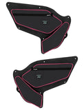 PRP Shreddy Front Door Bags With Knee Pad For Polaris RZR PRO XP  PRO R  Turbo R (Pair)  Black And Pink