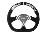 PRP X Shreddy Checkered Steering Wheel  D-Shaped