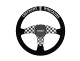 PRP X Shreddy Checkered Steering Wheel  Flat