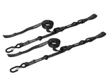 Cam-Lock 1 In. X 10 Ft. Tie Down W/ Snap 'S' Hooks And Soft Tie (Black)