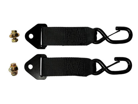 2” X 10” S-Hook Adapters For Retractable Tie-Down Straps (2 Pack)