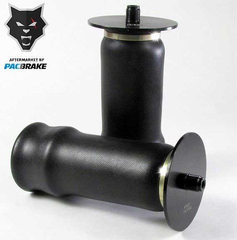 Heavy Duty Sleeve Style Replacement Air Spring 1 Piece Aluminum End Caps