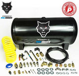 5 Gallon Carbon Steel Premium Air Tank Kit An Air Tank And Required Hardware