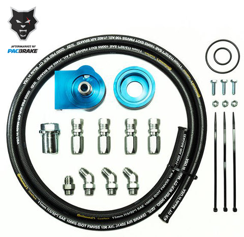Universal Mounting Remote Oil Filter For Engines With Filter Thread