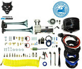 Premium Dual Air Horn Kit W/Air Horn Kit (HP10073) And Onboard Air Kit (HP10163)
