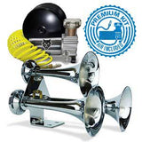 Premium Triple Train Horn W/Air Horn (HP10254) And Onboard Air (HP10163)