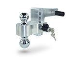 Ball Mount 2 Inch Shank 4 Inch Drop Chrome