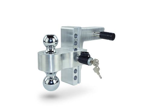 Ball Mount 2 Inch Shank 6 Inch Drop Blue