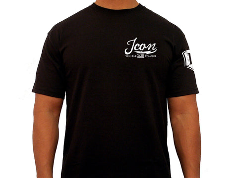 ICON VINTAGE TEE BLACK - XXLARGE