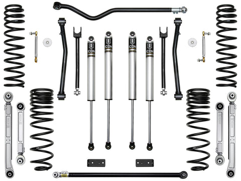 20-UP JEEP GLADIATOR 2.5" STAGE 5 SUSPENSION SYSTEM (BILLET)