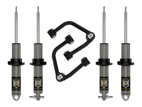 ICON 2021-2026 Ford Bronco HOSS 1.0 Package 1.375-3" Lift Stage 2 Suspension System Tubular