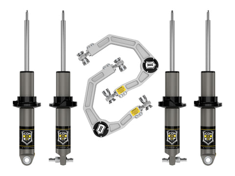 ICON 2021-2026 Ford Bronco HOSS 1.0 Package 1.375-3" Lift Stage 2 Suspension System Billet