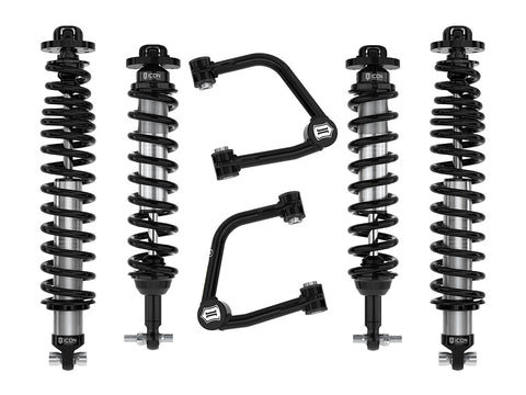ICON 2021-2026 Ford Bronco Non-Sasquatch 3-4" Lift Stage 3 Suspension System Tubular Heavy Rate Rear Springs
