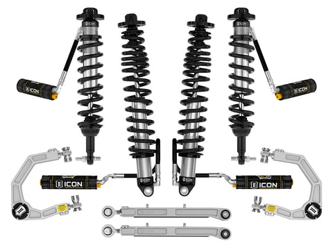 ICON 2021-2026 Ford Bronco Sasquatch 2-3" Lift Stage 6 Suspension System CDCV Billet Heavy Rate Rear Springs