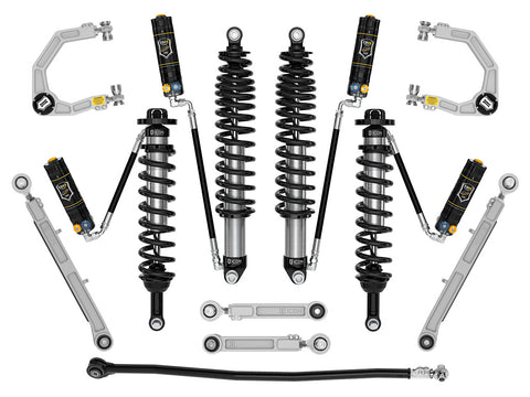 ICON 2021-2026 Ford Bronco Non-Sasquatch 3-4" Lift Stage 7 Suspension System CDXS Billet Heavy Rate Rear Springs