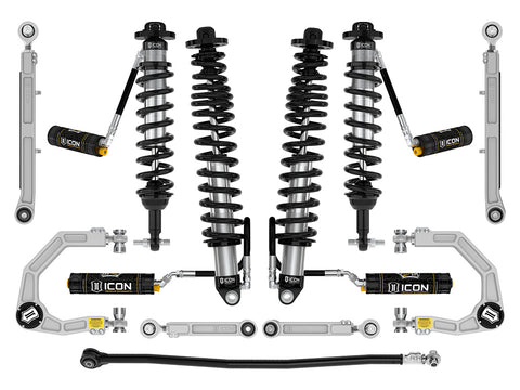 ICON 2021-2026 Ford Bronco Non-Sasquatch 3-4" Lift Stage 7 Suspension System CDCV Billet
