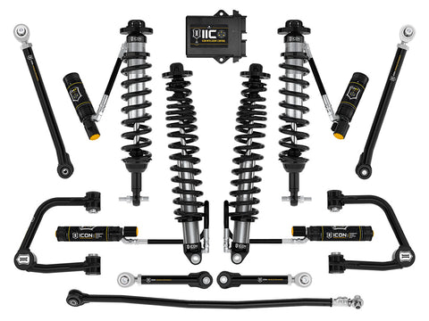 ICON 2021-2026 Ford Bronco Sasquatch 2-3" Lift Stage 8 Suspension System Tubular Heavy Rate Rear Springs