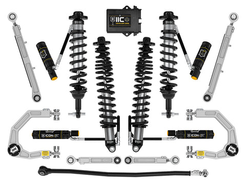 ICON 2021-2026 Ford Bronco Non-Sasquatch 3-4" Lift Stage 8 Suspension System Billet