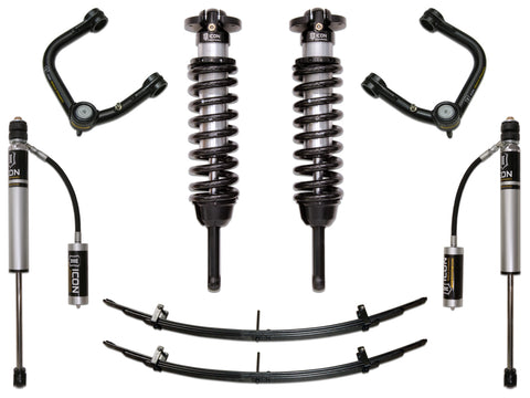 ICON 2005-2015 Toyota Tacoma 0-3.5" Lift/2016-2023 Tacoma 0-2.75" Lift Stage 3 Suspension System Tubular
