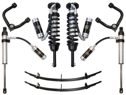 ICON 2005-2015 Toyota Tacoma 0-3.5" Lift/2016-2023 Tacoma 0-2.75" Lift Stage 5 Suspension System Tubular