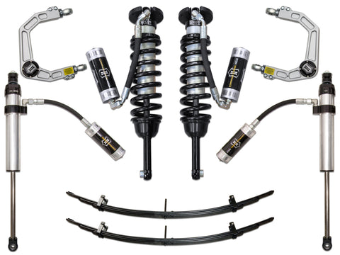 ICON 2005-2015 Toyota Tacoma 0-3.5" Lift/2016-2023 Tacoma 0-2.75" Lift Stage 5 Suspension System Billet