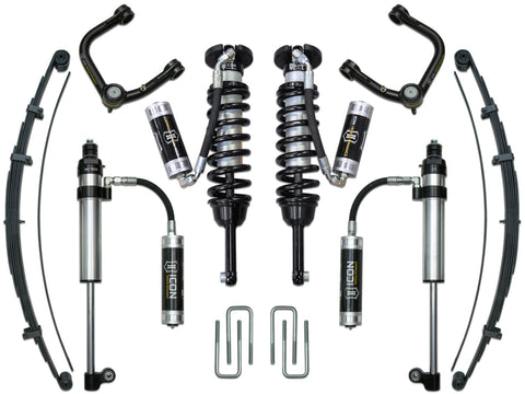 ICON 2005-2015 Toyota Tacoma 0-3.5" Lift/2016-2023 Tacoma 0-2.75" Lift Stage 8 Suspension System Tubular