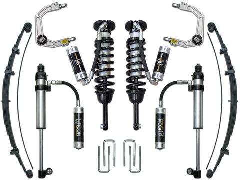 ICON 2005-2015 Toyota Tacoma 0-3.5" Lift/2016-2023 Tacoma 0-2.75" Lift Stage 8 Suspension System Billet