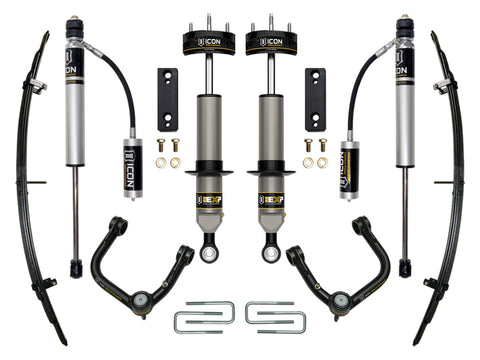 ICON 2005-2023 Toyota Tacoma 0-2" Lift Stage 3 EXP Suspension System Tubular UCA
