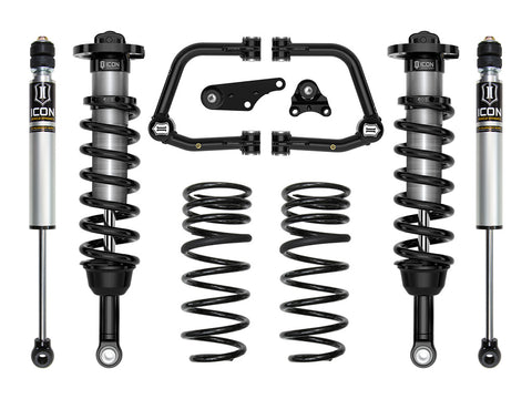ICON 2024-2026 Toyota Tacoma 1.25-3" Lift Stage 2 Suspension System Tubular Triple Rate Rear Springs