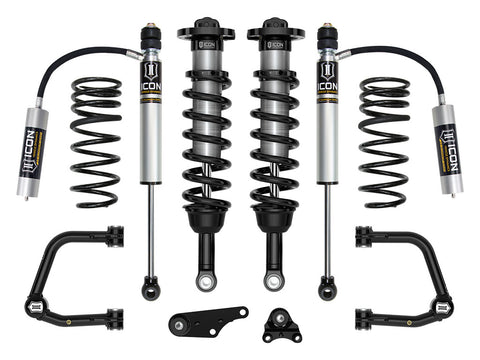 ICON 2024-2026 Toyota Tacoma 1.25-3" Lift Stage 3 Suspension System Tubular Triple Rate Rear Springs