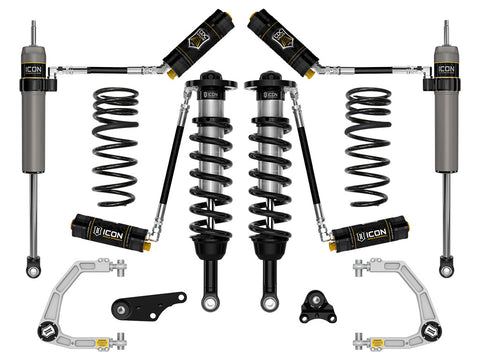 ICON 2024-2026 Toyota Tacoma 1.25-3" Lift Stage 5 Suspension System Billet Overland Rear Springs