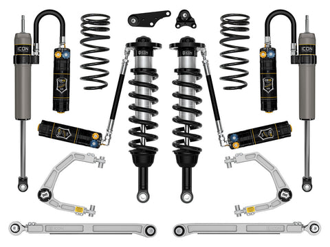 ICON 2024-2026 Toyota Tacoma 1.25-3" Lift Stage 9 Suspension System Billet Triple Rate Rear Springs