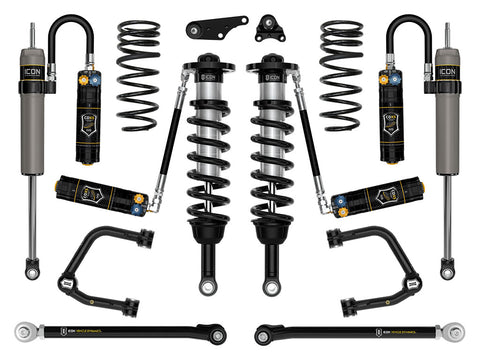 ICON 2024-2026 Toyota Tacoma 1.25-3" Lift Stage 9 Suspension System Tubular Triple Rate Rear Springs