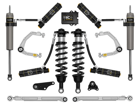 ICON 2024-2026 Toyota Tacoma 1.25-3" Lift Stage 10 Suspension System Billet