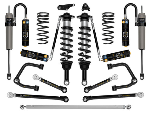 ICON 2024-2026 Toyota Tacoma 1.25-3" Lift Stage 12 Suspension System Tubular Overland Rear Springs