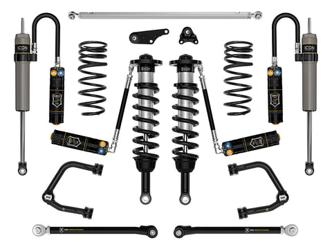 ICON 2024-2026 Toyota Land Cruiser 250 Series 1.25-3" Lift Stage 8 Suspension System CDXS Tubular