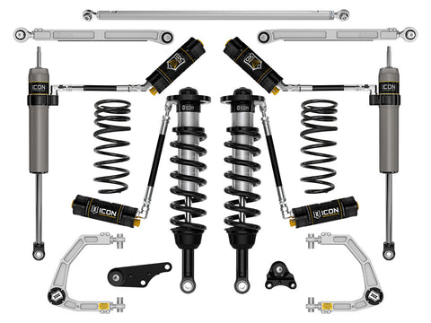 ICON 2024-2026 Toyota Land Cruiser 250 Series 1.25-3" Lift Stage 8 Suspension System CDCV Billet