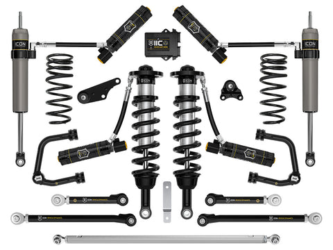 ICON 2024-2026 Toyota Land Cruiser 250 Series 1.25-3" Lift Stage 12 Suspension System Tubular