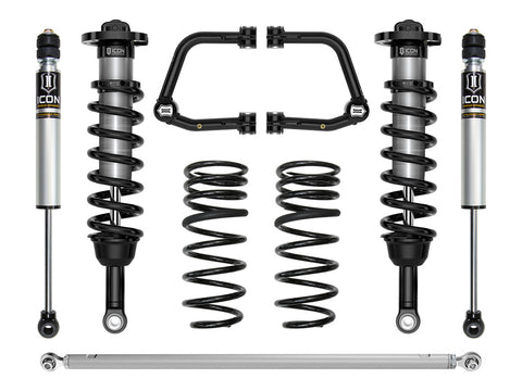 ICON 2025-2026 Toyota 4Runner 2WD 1.25-3" Lift Stage 3 Suspension System Tubular