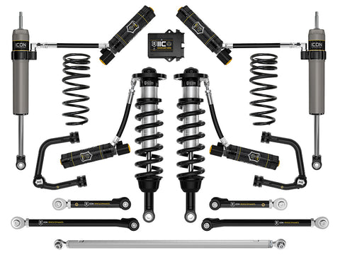 ICON 2025-2026 Toyota 4Runner 2WD 1.25-3" Lift Stage 14 Suspension System Tubular