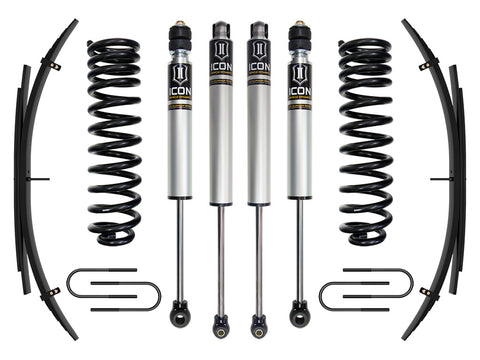ICON 2008-2010 Ford F-250/F-350 Super Duty 4WD Diesel 2.5" Lift Stage 1 Suspension System W/ Expansion Packs