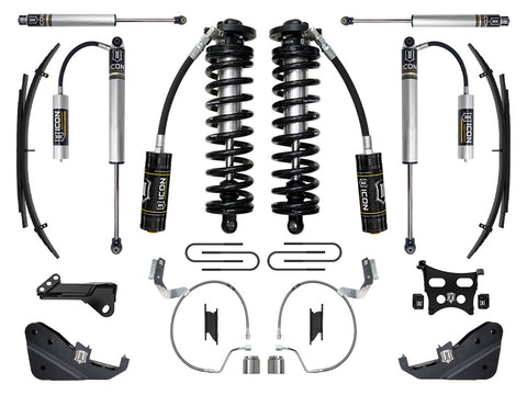ICON 2023-2026 Ford F-250/F-350 Super Duty 4WD 4-5.5" Lift Stage 2 Coilover Conversion System W/ Expansion Packs