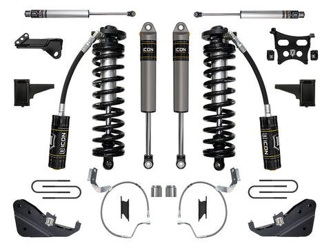 ICON 2023-2026 Ford F-250/F-350 Super Duty 4WD 4-5.5" Lift Stage 3 Coilover Conversion System