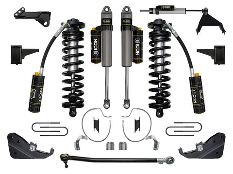 ICON 2023-2026 Ford F-250/F-350 Super Duty 4WD 4-5.5" Lift Stage 5 Coilover Conversion System