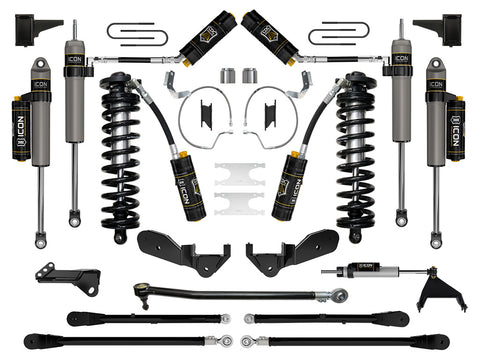 ICON 2023-2026 Ford F-250/F-350 Super Duty 4WD 4-5.5" Lift Stage 7 Coilover Conversion System
